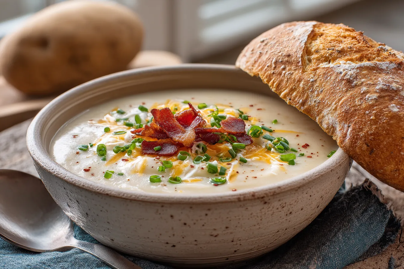 Ultimate Loaded Baked Potato Soup Recipe Hearty Delicious