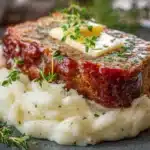 Delicious Meatloaf with Cheesy Mashed Potatoes Recipe 4 Meatloaf with Mashed Potatoes and Cheese Recipe