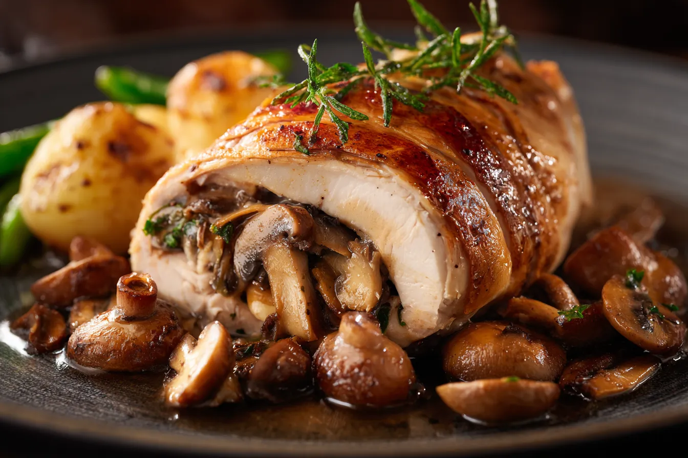 Delightful MushroomStuffed Chicken Recipe for Flavorful Meals