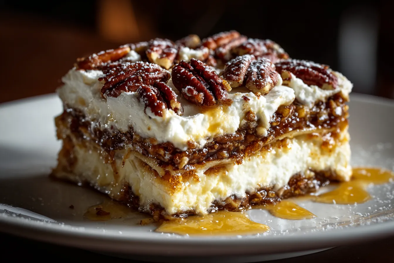 Delicious Pecan Pie Lasagna A Decadent Dessert Delight 1 Pecan Pie Lasagna upscaled 68e386b69997a