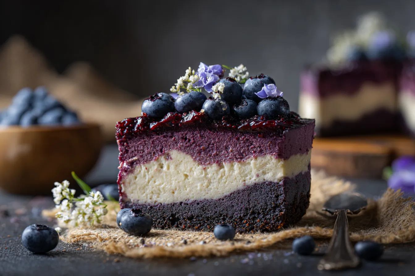 Unleash Delight Ravenclaw Midnight Blueberry Cheesecake Recipe 2 Ravenclaw Midnight Blueberry Cheesecake upscaled 68eb8fd30c10a