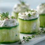 Refreshing Cucumber Cream Cheese Bites