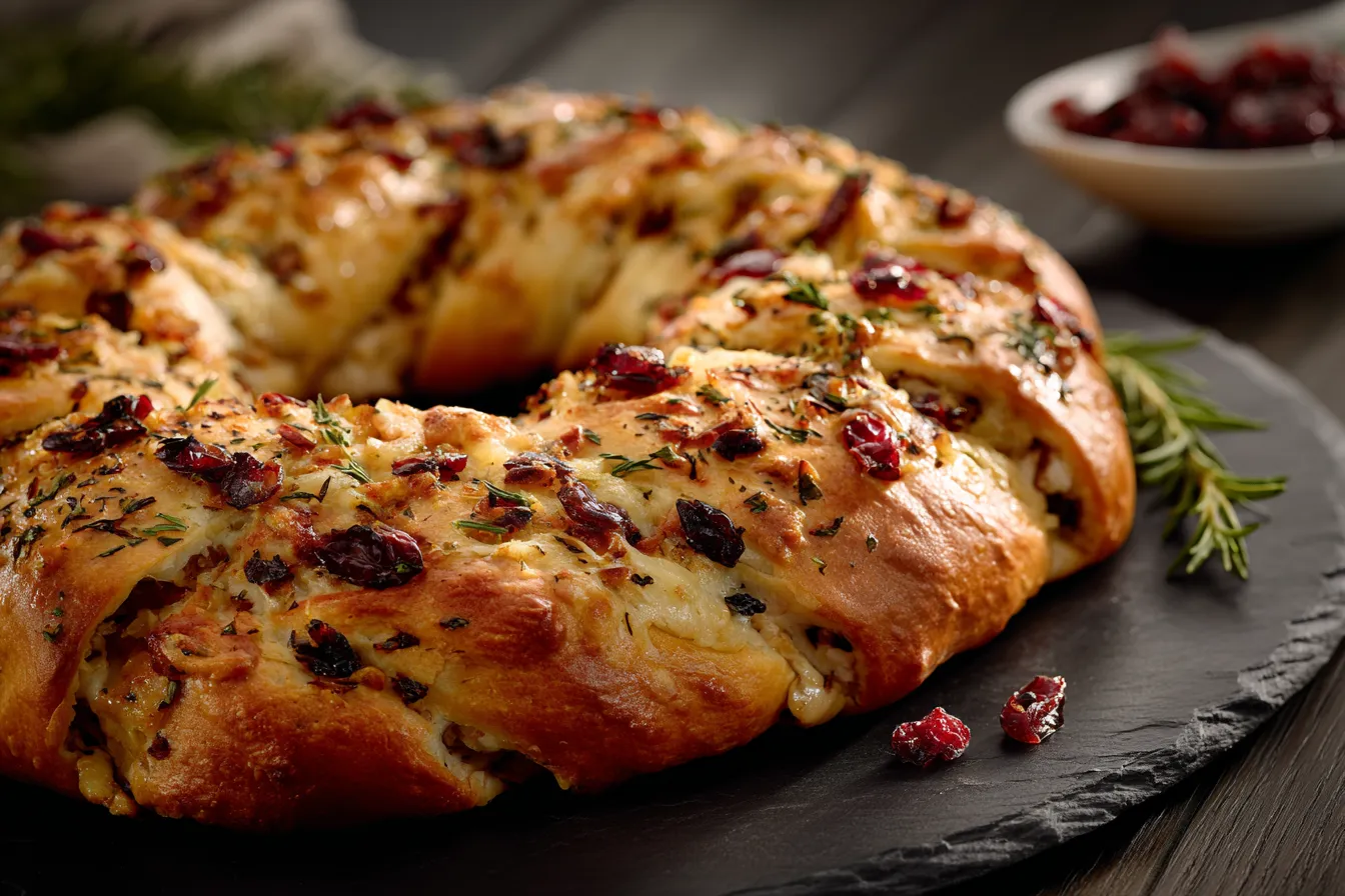 Ultimate Savory Turkey Cranberry Crescent Ring Recipe 1 Savory turkey and cranberry upscaled 68ecc9e397574