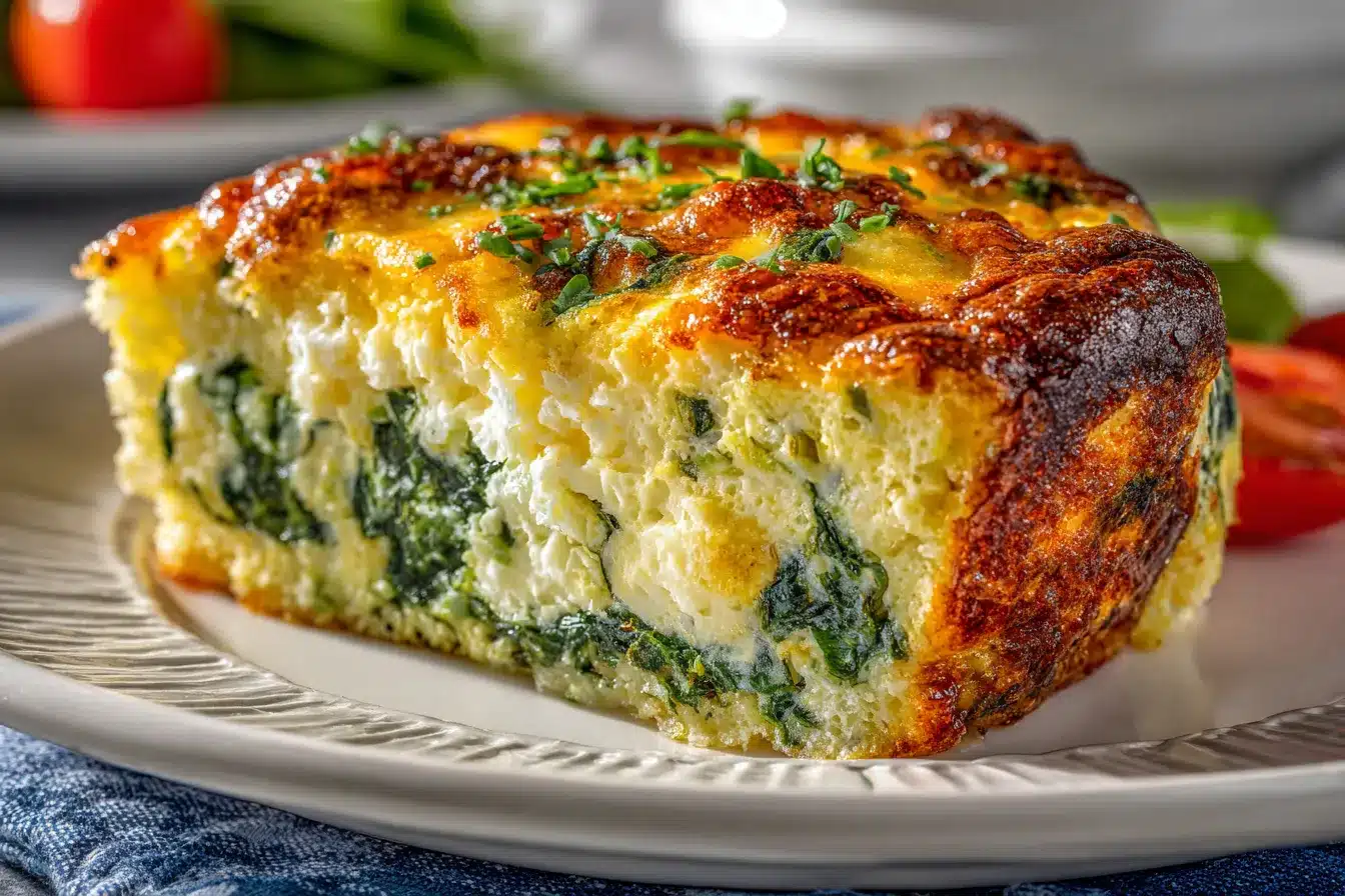 Powerful Spinach Cottage Cheese Egg Bake for a Healthy Start
