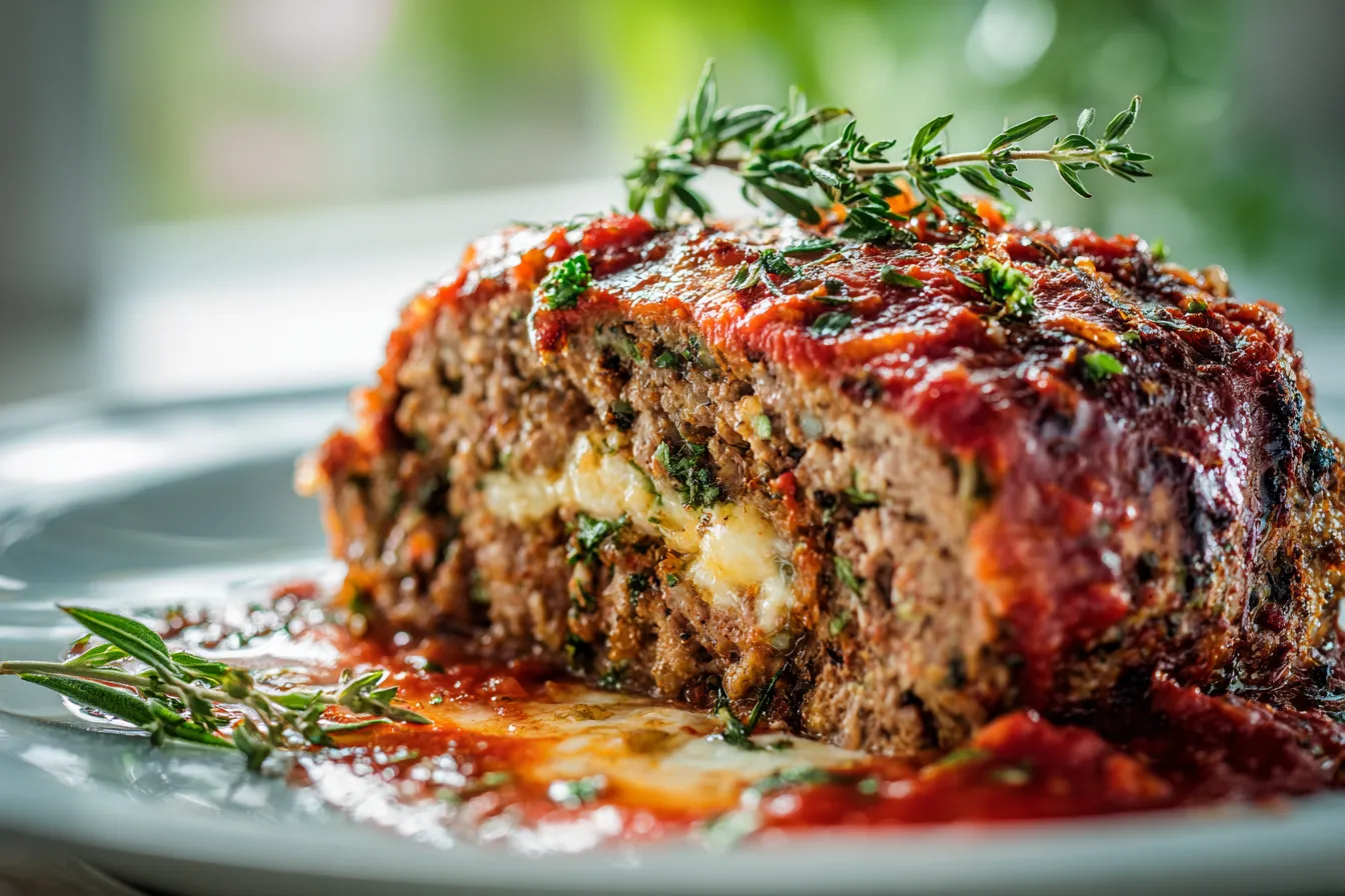 Irresistible Stuffed Italian Meatloaf Recipe for Flavor Lovers 2 Stuffed Italian Meatloaf upscaled 68f20e4279757