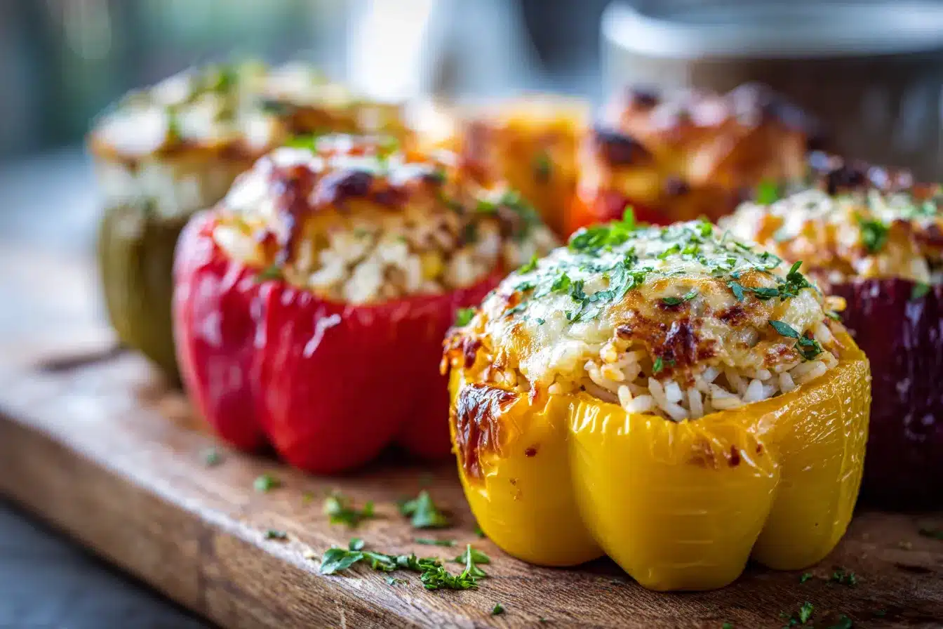 Ultimate Stuffed Peppers with Rice Cheese Easy Recipe 3 Stuffed Peppers with Rice upscaled 68dfa87b75e1c