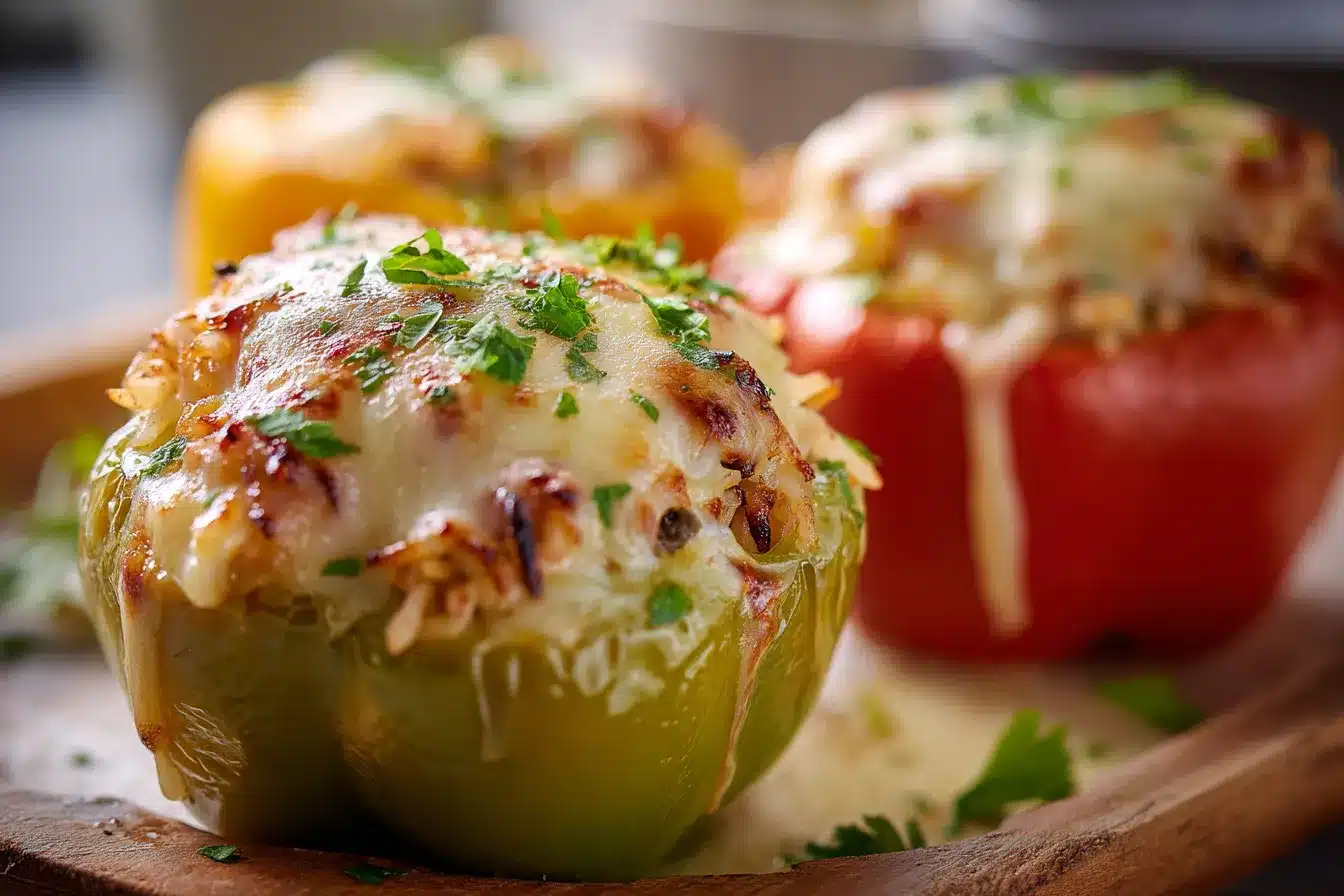 Ultimate Stuffed Peppers with Rice Cheese Easy Recipe