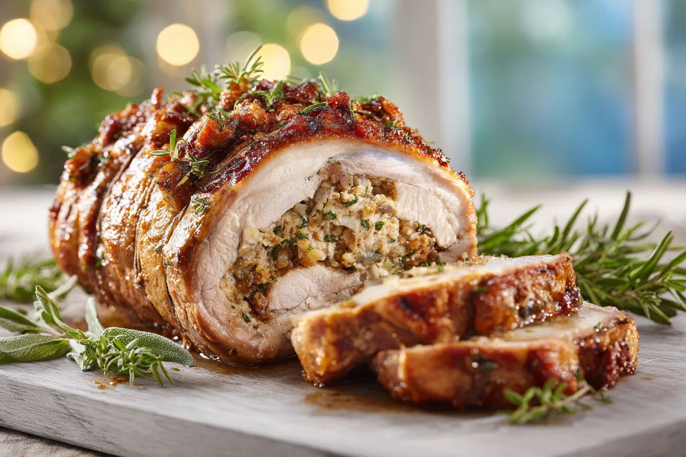 Mouthwatering Stuffed Pork Roast Recipe Easy Delicious 1 Stuffed Pork Roast Recipe upscaled 68f2579ba1fd5
