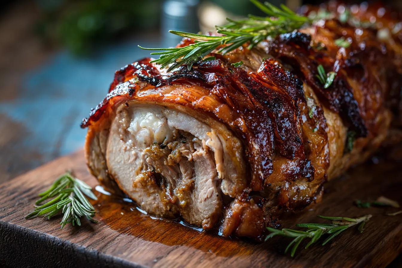 Mouthwatering Stuffed Pork Roast Recipe Easy Delicious
