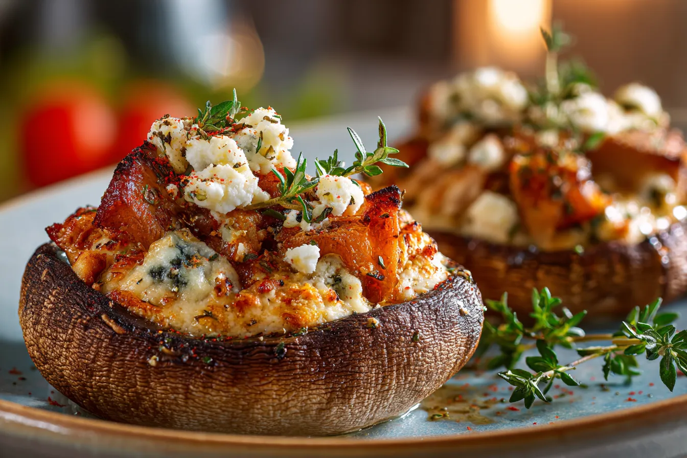 Ultimate Stuffed Portobello Mushrooms Recipe for Deliciousness 4 Stuffed Portobello Mushrooms upscaled 68ef6e4c43549