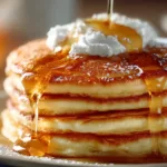 Sweet Coconut Cream Pancakes