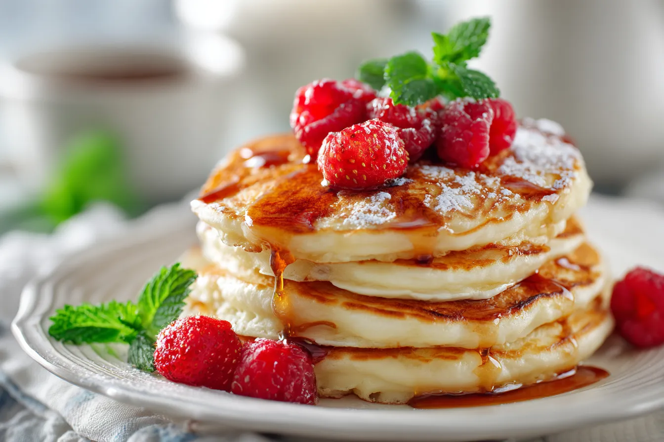 Sweet Coconut Cream Pancakes upscaled 68fce39e7b540