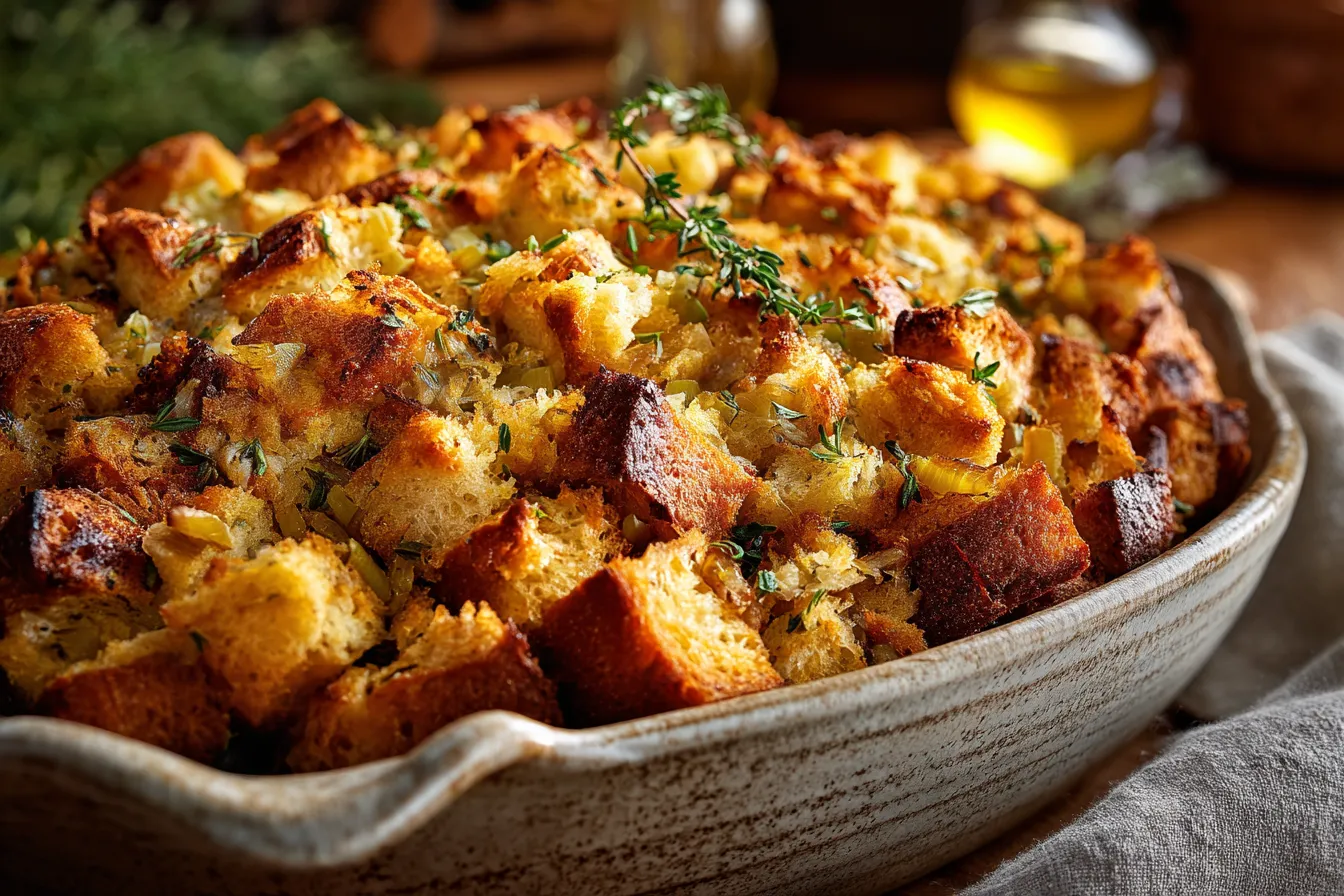 Ultimate Traditional Bread Stuffing Recipe for Irresistible Flavor 2 Traditional Bread Stuffing upscaled 68f25cc42ce83
