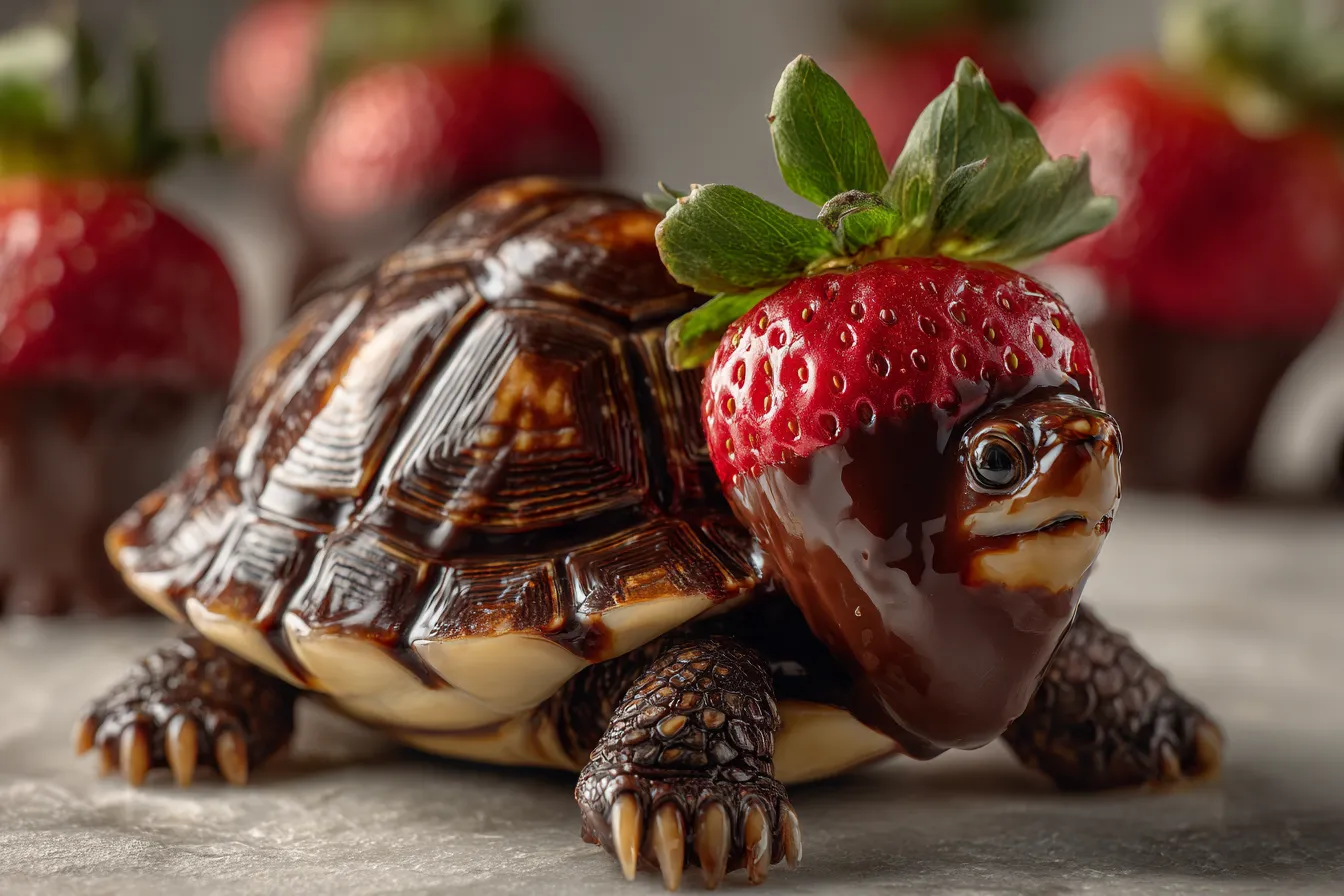 Decadent Turtle Chocolate Covered Strawberries Recipe Delight 1 Turtle Chocolate Covered Strawberries upscaled 68e5739c6b8a3