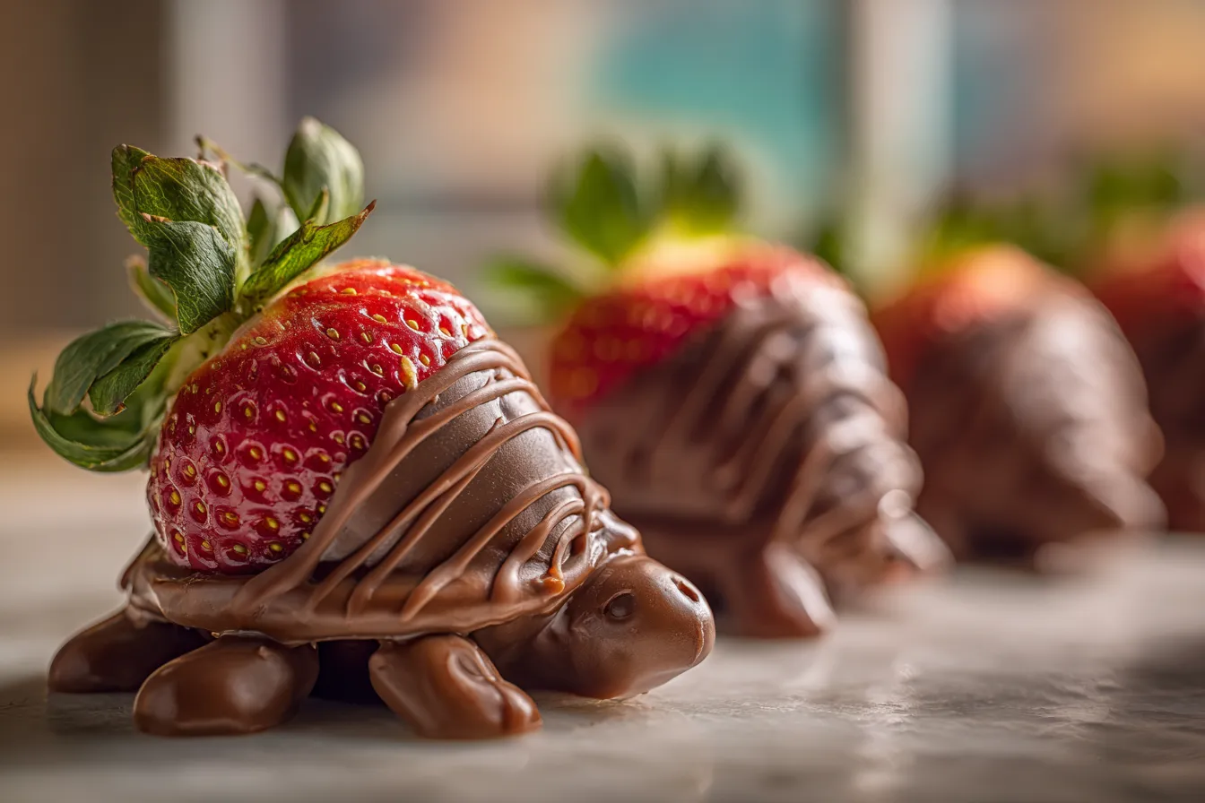 Decadent Turtle Chocolate Covered Strawberries Recipe Delight