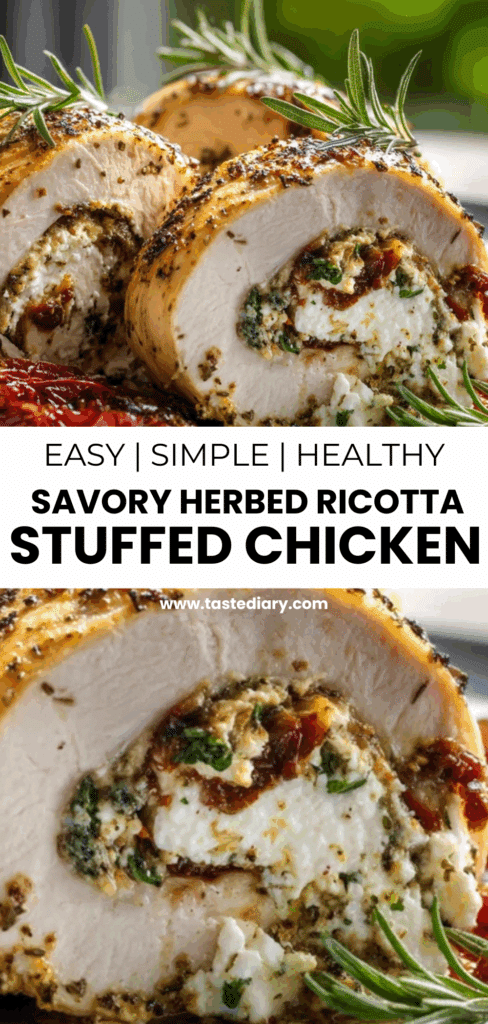 Savory Herbed Ricotta Stuffed Chicken Rolls Easy Flavorful 5 taste 2025 10 01T121313.236