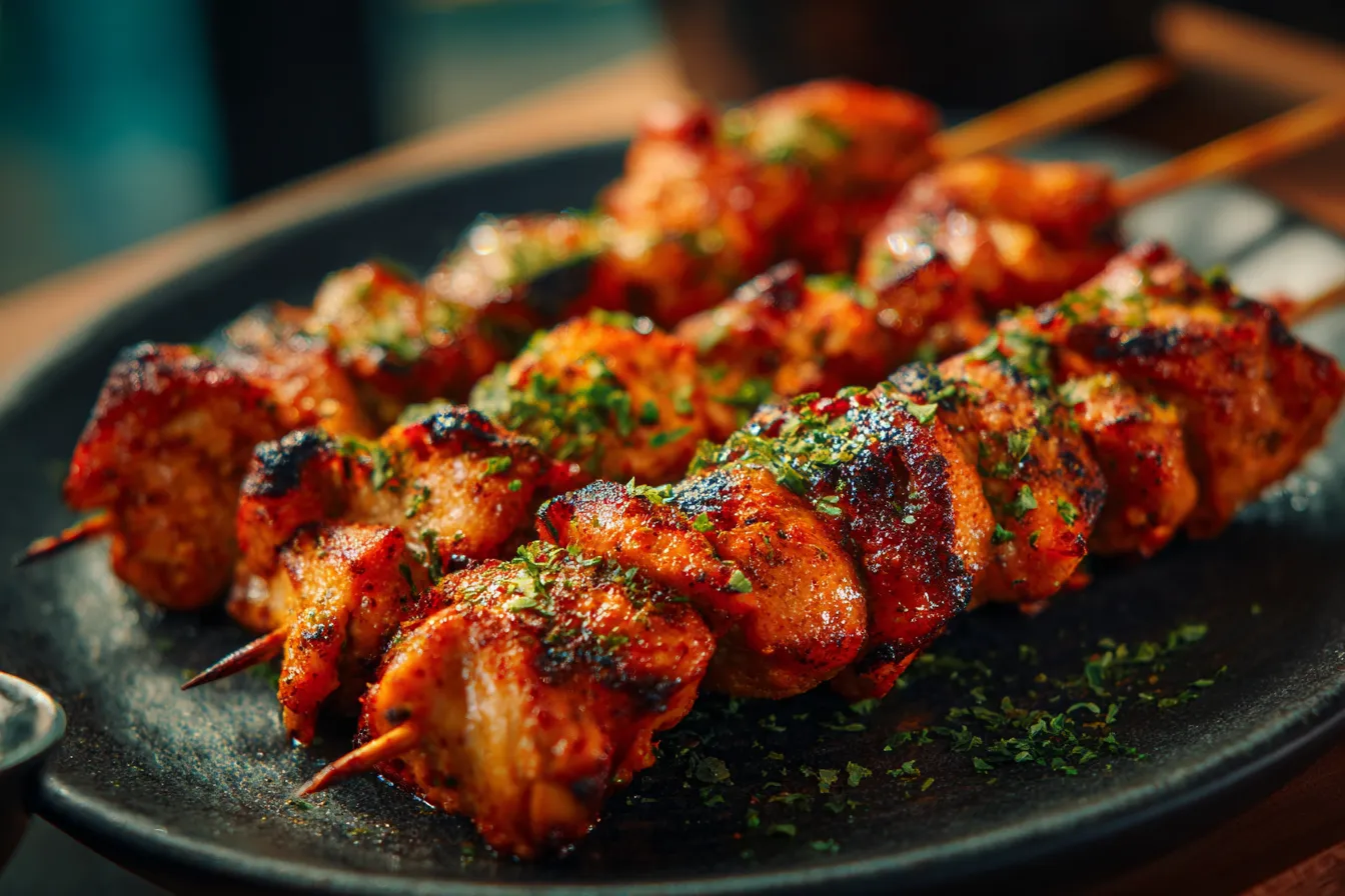 Mouthwatering Air Fryer Chicken Skewers Easy Delicious Recipe