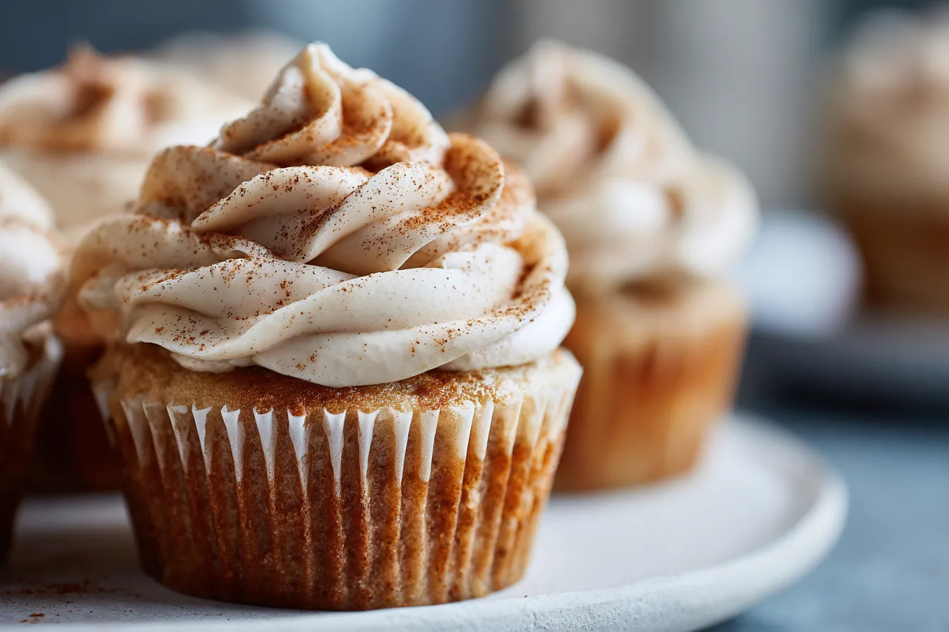 Irresistible Apple Cider Cupcakes w Brown Sugar Buttercream