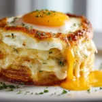 Baked Eggs Napoleon