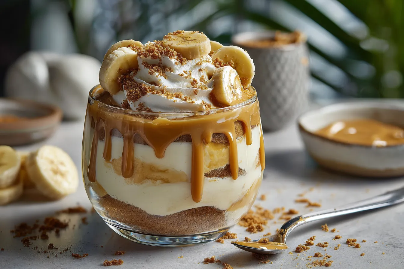 Irresistible Biscoff Banana Pudding w Caramel Delight Recipe
