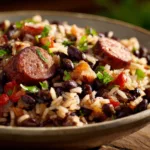 Black Beans and Rice with Sausage