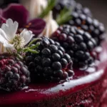 Blackberry Velvet Gothic Cake