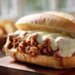 Chicken Alfredo Sloppy Joes