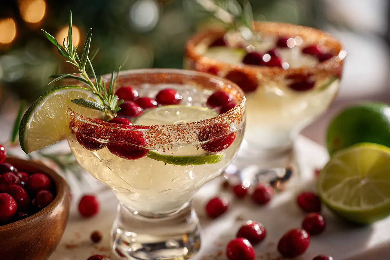 Festive Christmas Mistletoe Margarita Recipe for Holiday Cheers