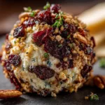 Cranberry Pecan Goat Cheese Ball