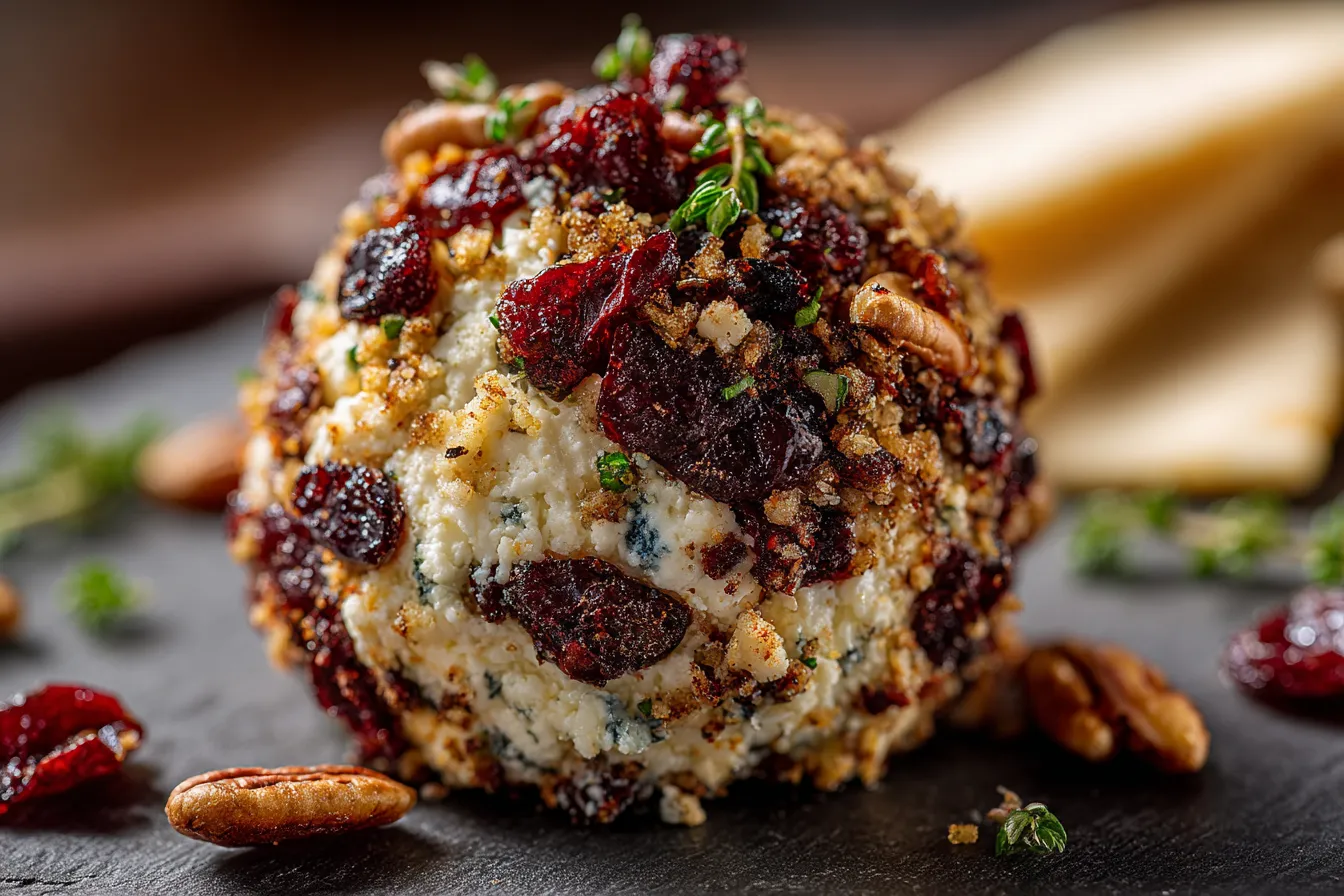 Irresistible Cranberry Pecan Goat Cheese Ball Recipe Unveiled