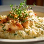 Creamy Chicken Scampi & Garlic Parmesan Rice Recipe