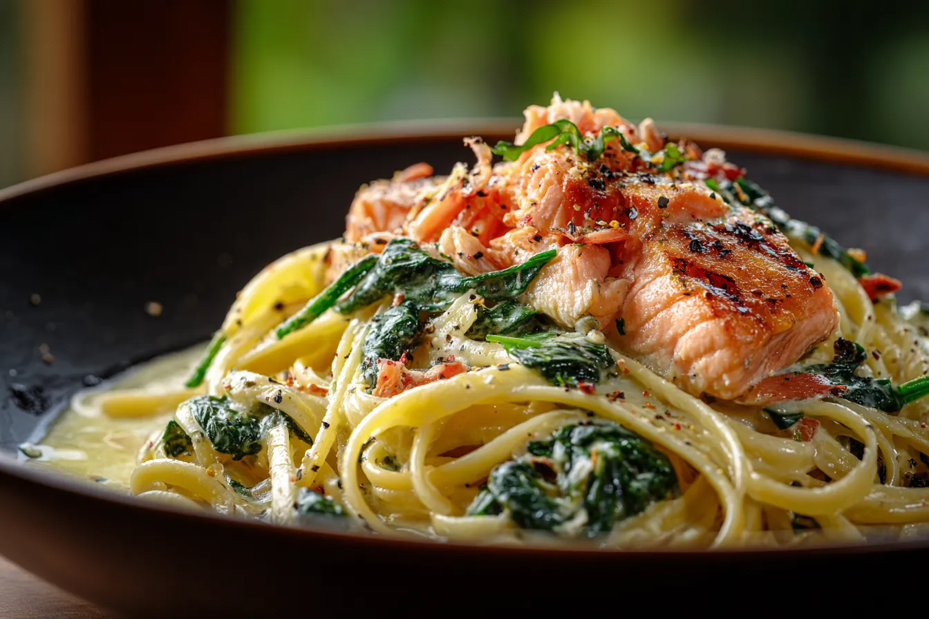 292 creamy salmon spinach pasta 2 690b665a4e272