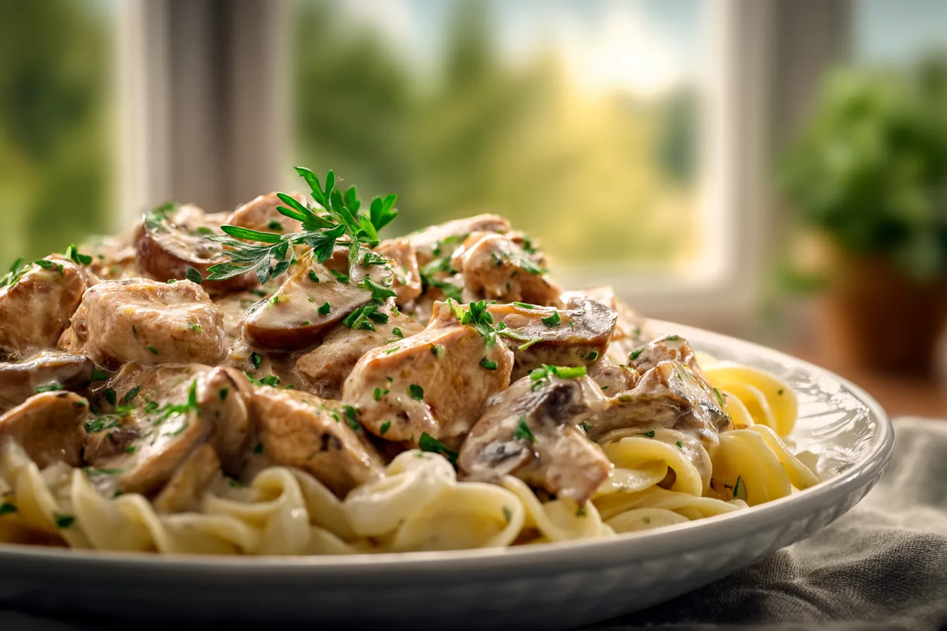 Savory Creamy Turkey Stroganoff Quick Tasty Meal Recipe