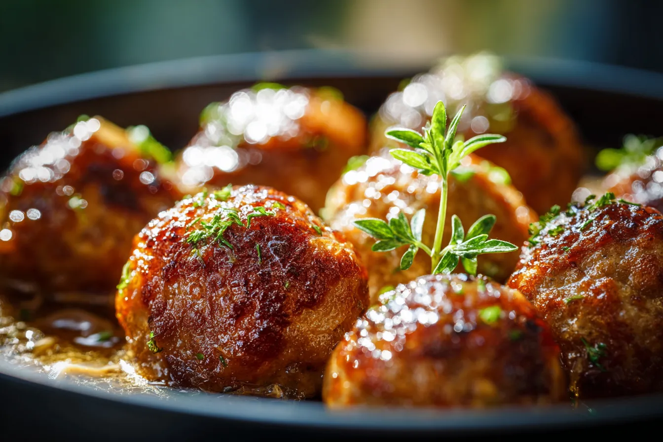 Savory Crock Pot French Onion Meatballs Easy Delicious Recipe