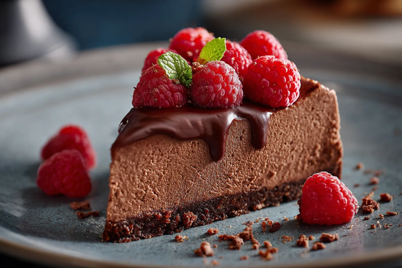 292 dark chocolate raspberry cheesecake 3 691afbf0706a2