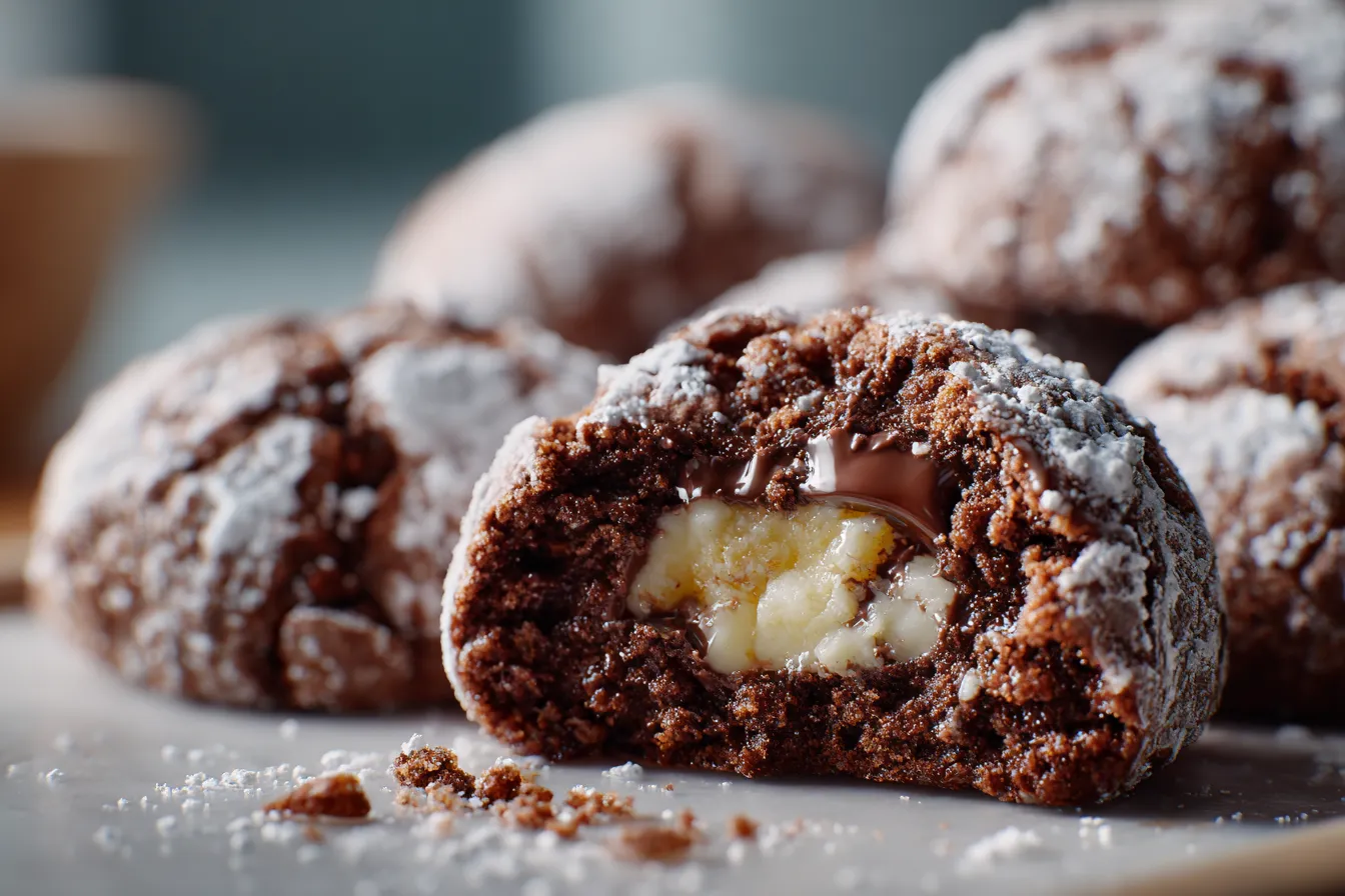 292 decadent chocolate snowball cookies with white chocolate center 4 691f08bf47b55