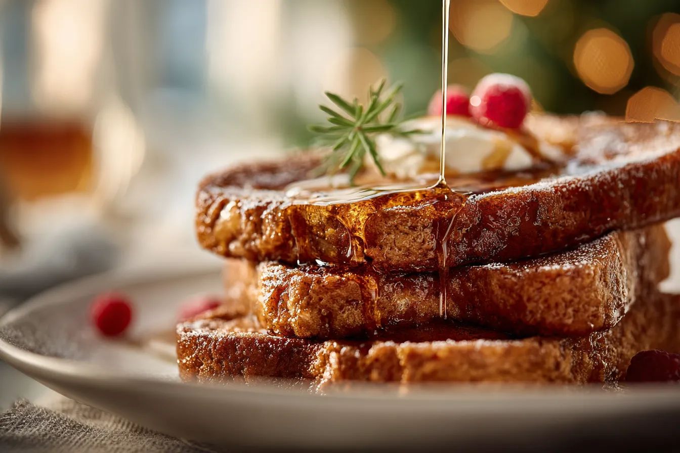 Irresistible Gingerbread French Toast Cozy Xmas Breakfast Recipe