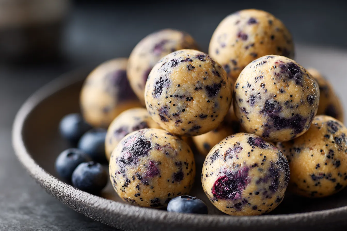 292 easy no bake blueberry protein bites 4 690dbf99231b3