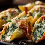 Easy Spinach and Ricotta Stuffed Shells