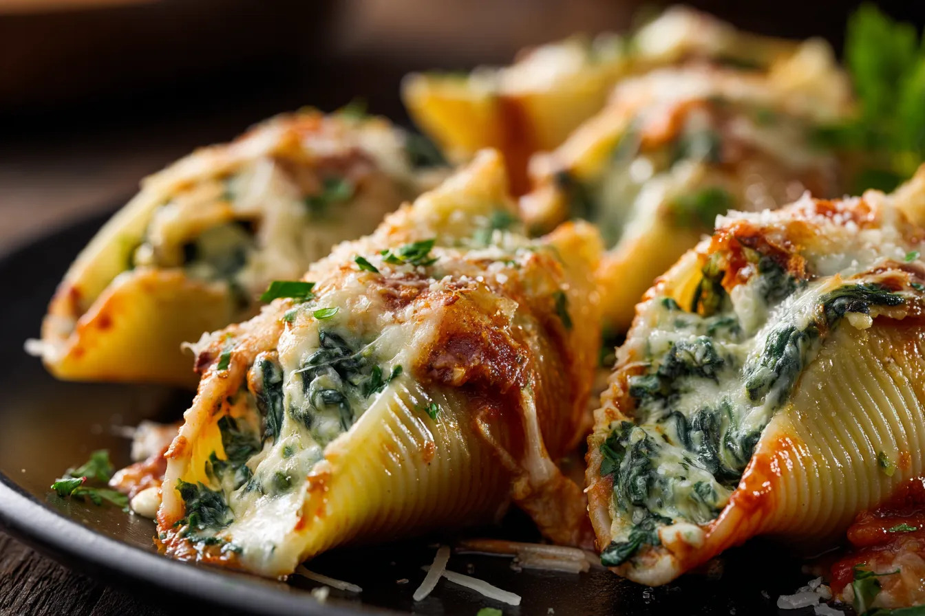 Delicious Easy Spinach Ricotta Stuffed Shells Recipe