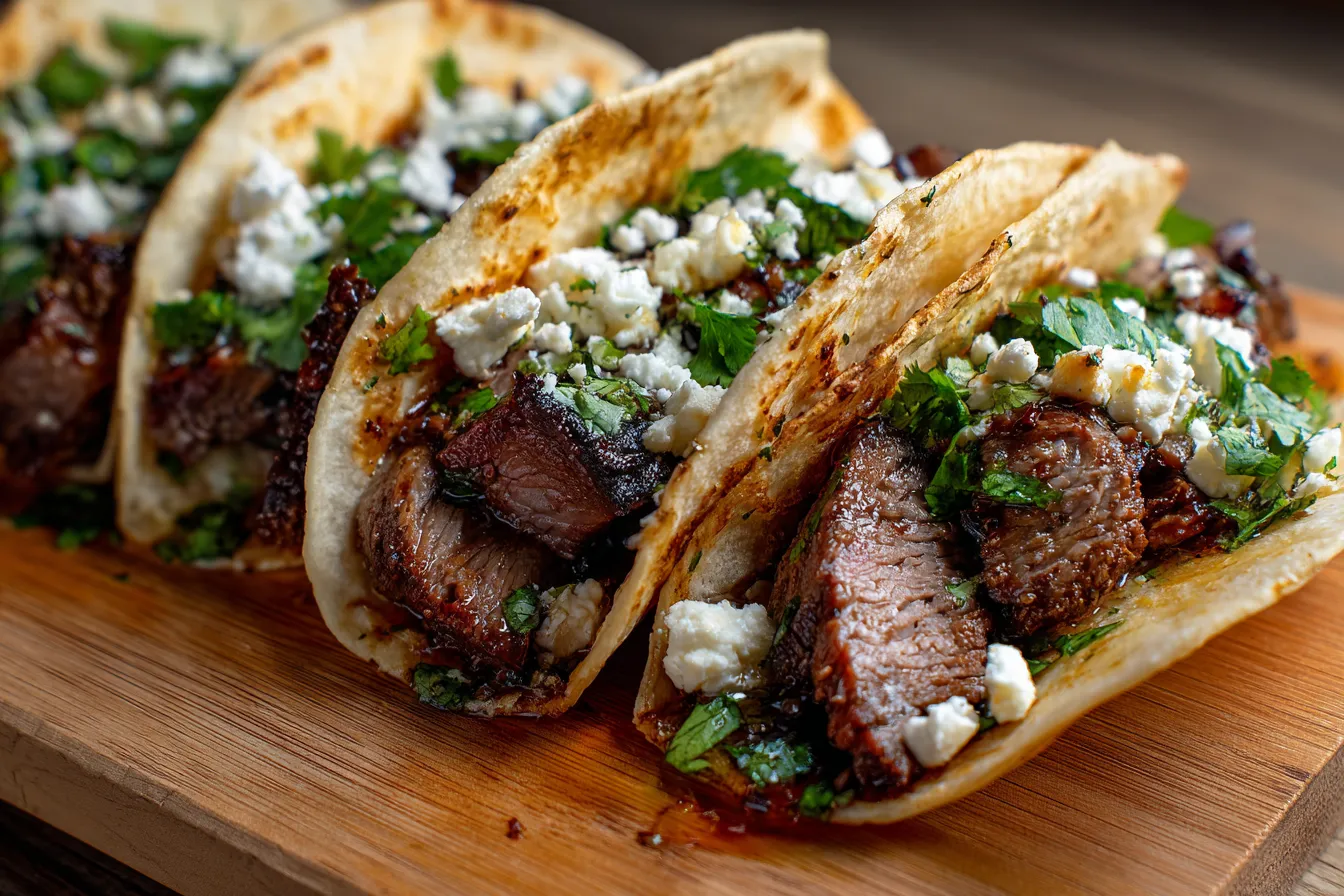 292 garlic butter honey bbq beef tacos 1 69177c5aa1d6c