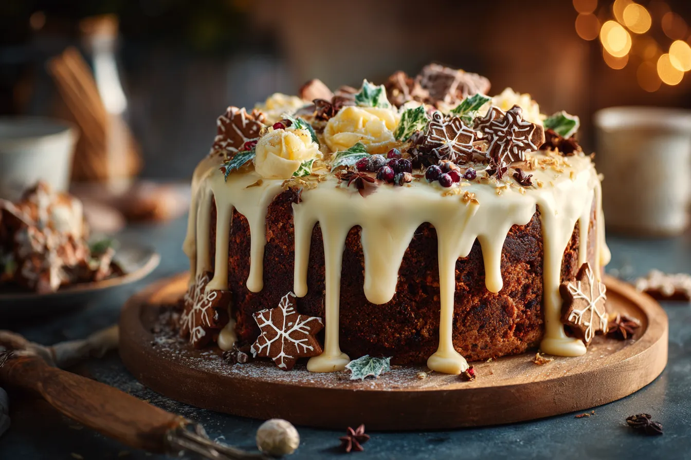 292 gingerbread cake christmas cake designs christmas desserts 4 692425ee79cb5