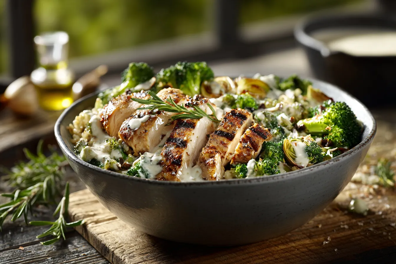 292 grilled chicken broccoli bowls with creamy garlic sauce 1 690dbeef54276