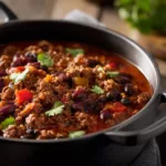Ground Beef Stovetop Chili