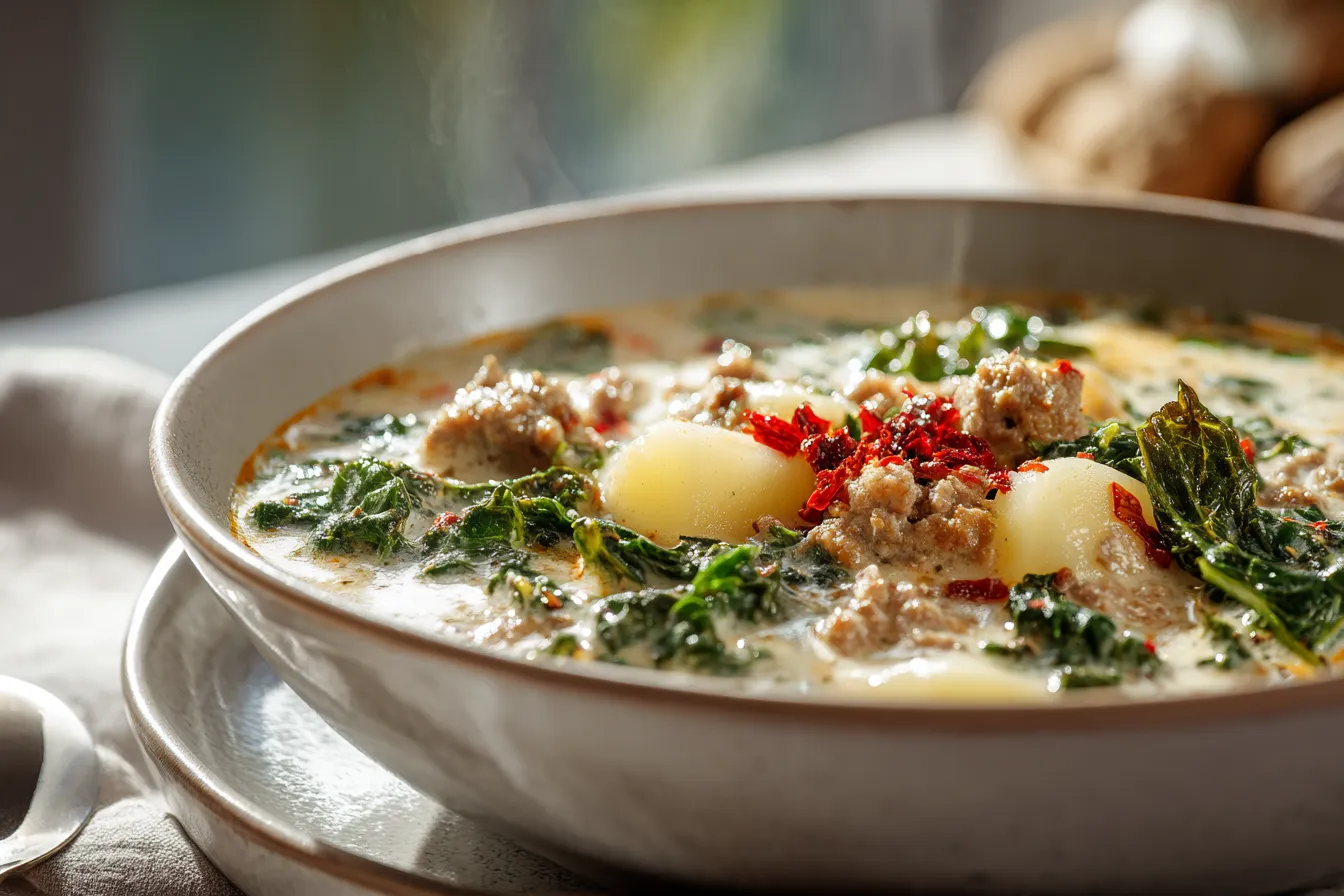 Delicious Healthy Slow Cooker Zuppa Toscana Soup Recipe Revealed