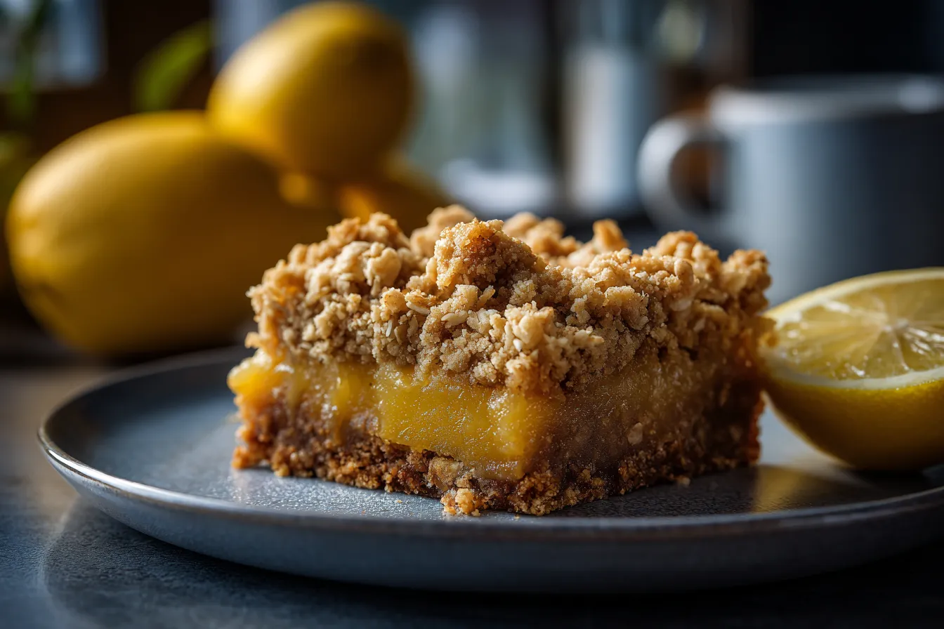 Delicious Lemon Oatmeal Crumble Bars for Ultimate Flavor Bliss