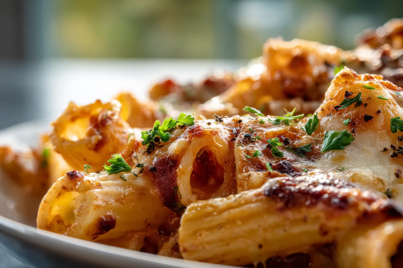 Ultimate Loaded Veggie Baked Ziti Cheesy Hearty Flavorful