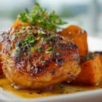 Maple-Glazed Chicken with Sweet Potatoes