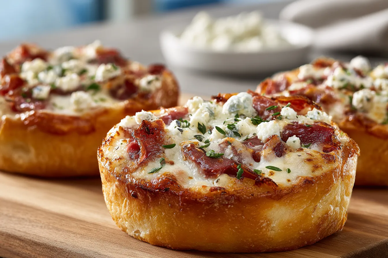 Irresistible Mini Deep Dish Crescent Roll Pizzas Recipe