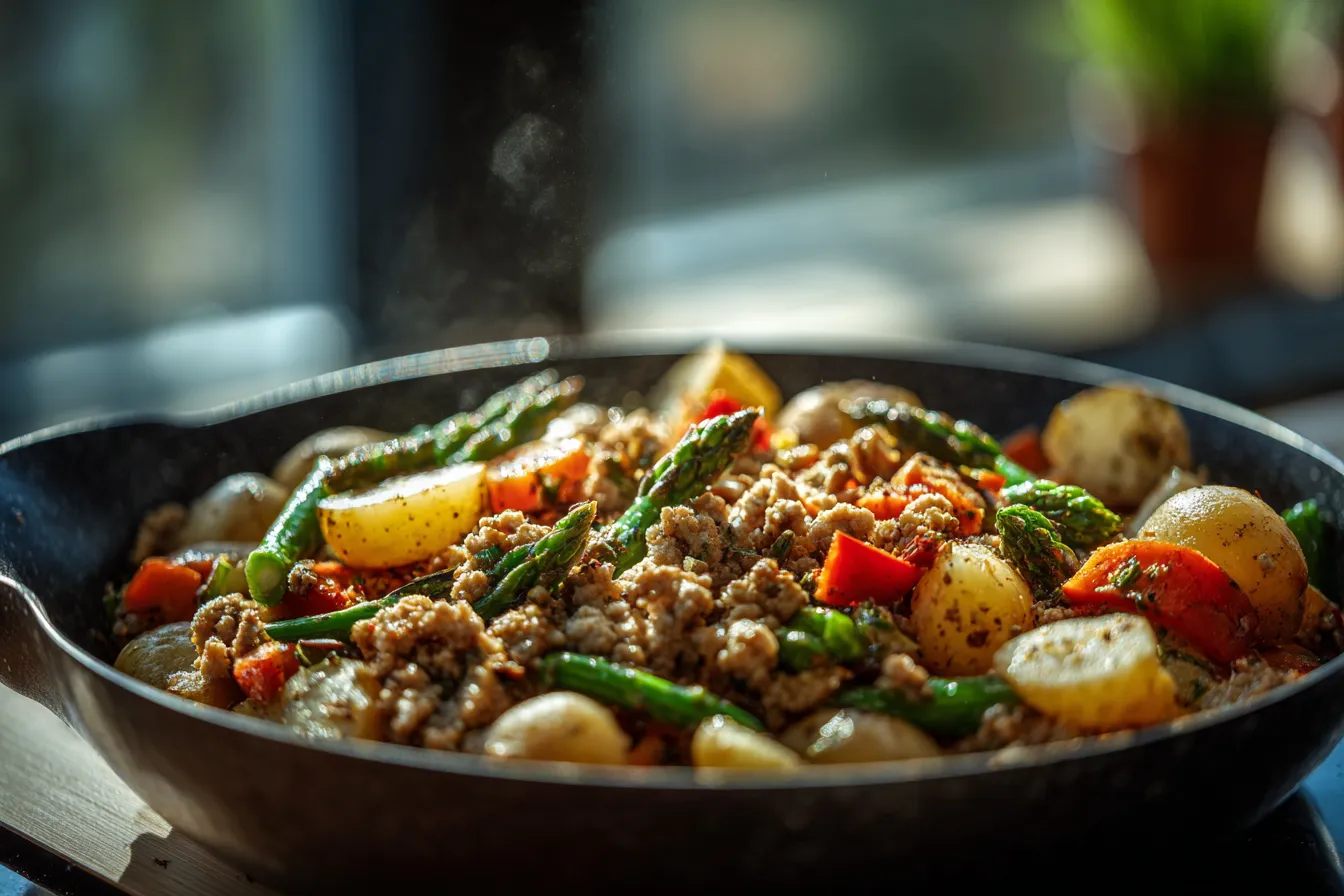 292 one pan ground turkey potatoes meal 3 690b3de7b9059